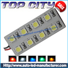 Topcity Car LED Interior Panel Lights 8SMD 5050 18LM Cold white - Car LED Interior Panel Lights